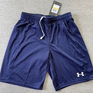 Brand new under armor navy soccer shorts
